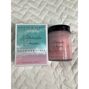 Dallas & James Watermelon Dream Saltwater Scrub With Cloudberry 4.2 Oz Vegan